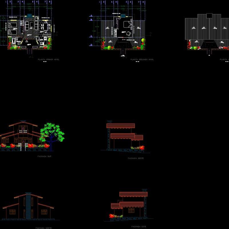 Cabin DWG Block for AutoCAD • Designs CAD