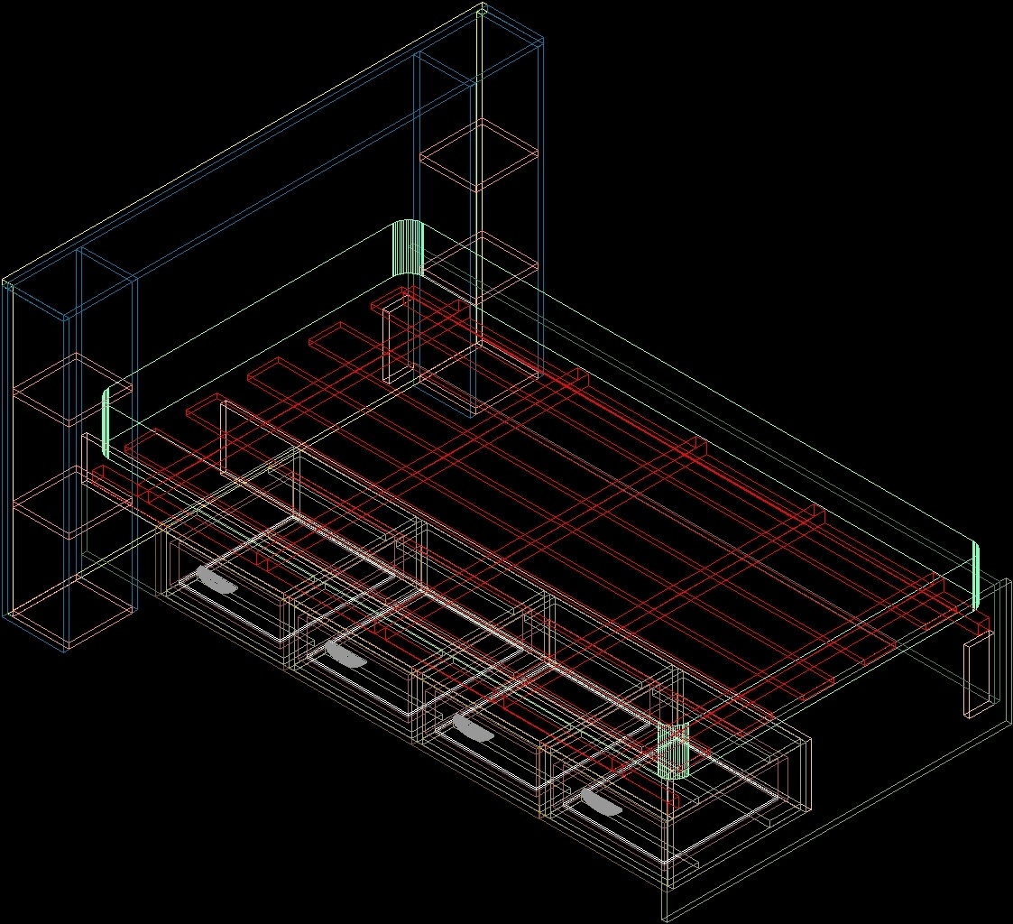 Cabinet 3D DWG Model for AutoCAD • Designs CAD