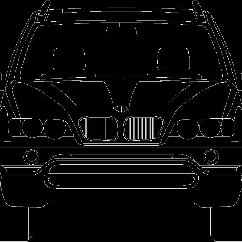 Car Bmw X5 DWG Block for AutoCAD • Designs CAD