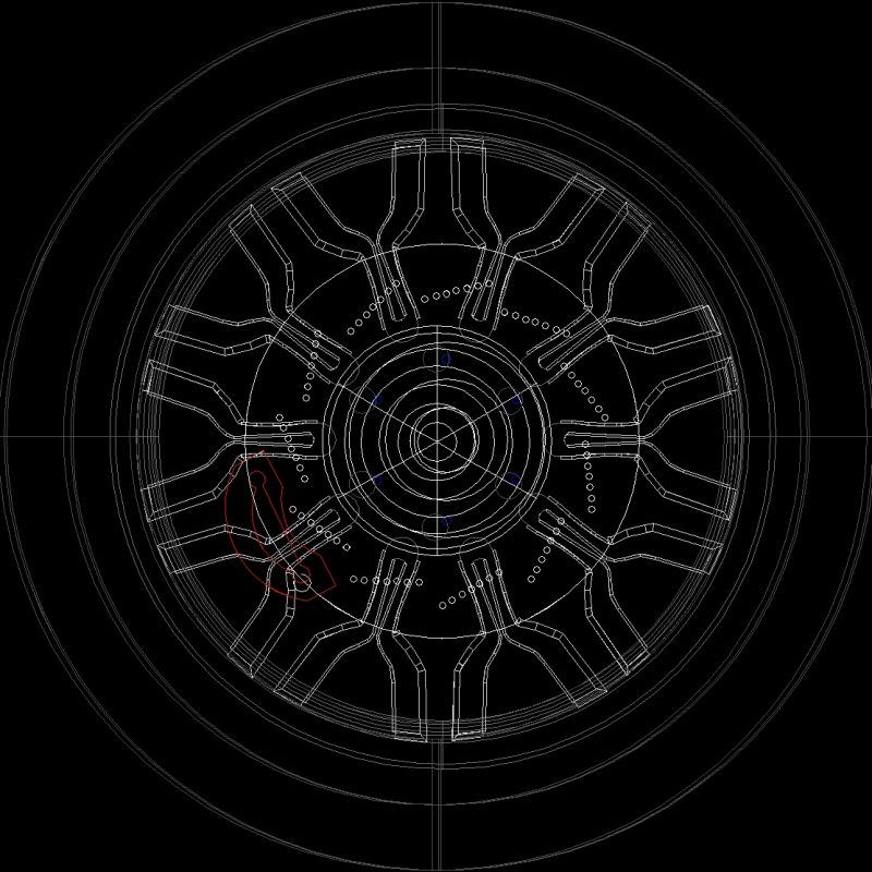 Car Wheel 3D DWG Model for AutoCAD • Designs CAD