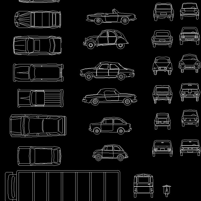 Cars 2D DWG Block for AutoCAD • Designs CAD