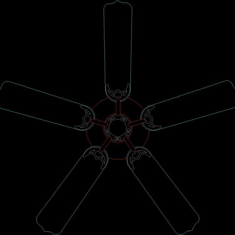 Ceiling Fan DWG Block for AutoCAD • Designs CAD
