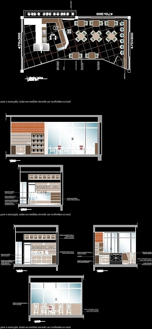 Coffee Bar Project 2D DWG Full Project for AutoCAD • Designs CAD