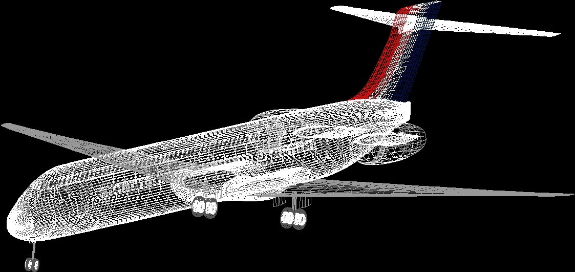 Commercial Airplane Dwg Plan For Autocad • Designs Cad