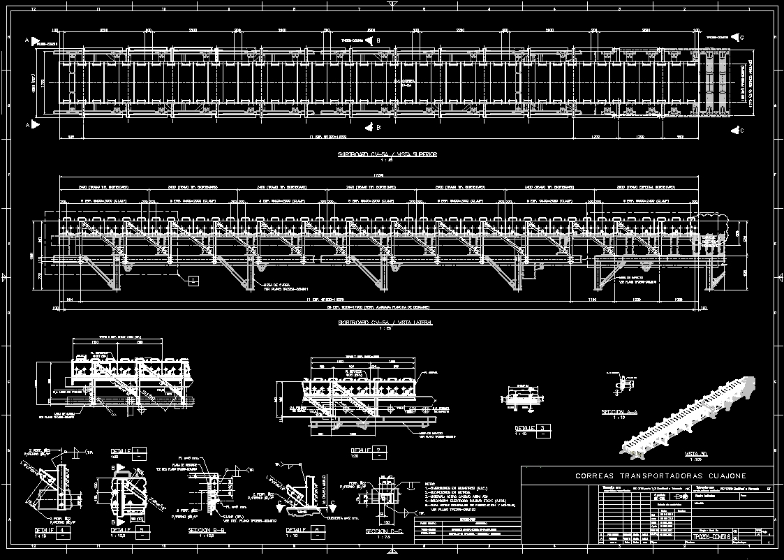 Conveyor Autocad Drawings 0937