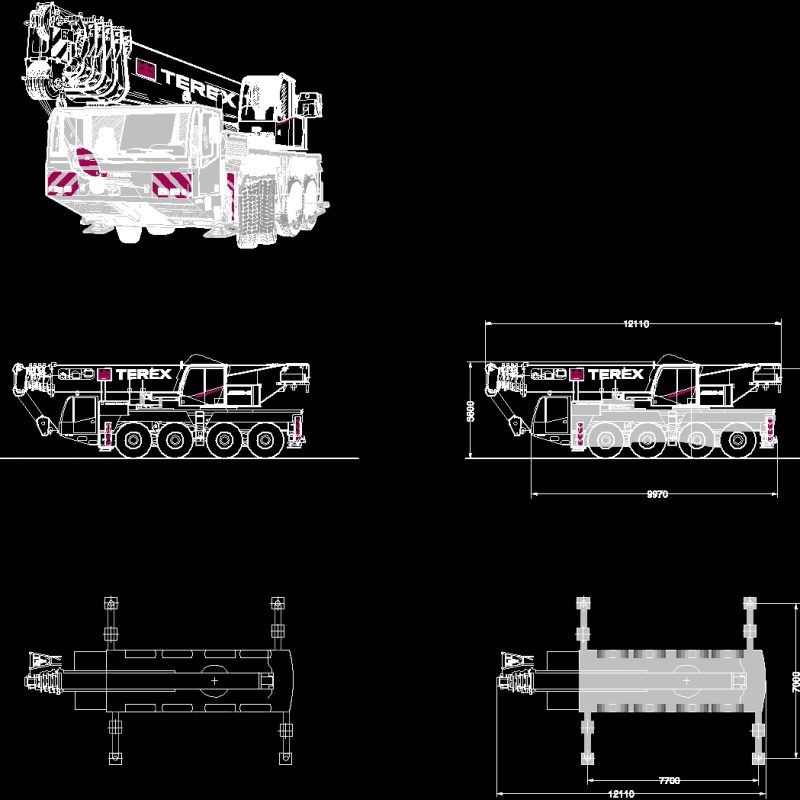 Crane Demag Ac 080-2 DWG Plan for AutoCAD • Designs CAD