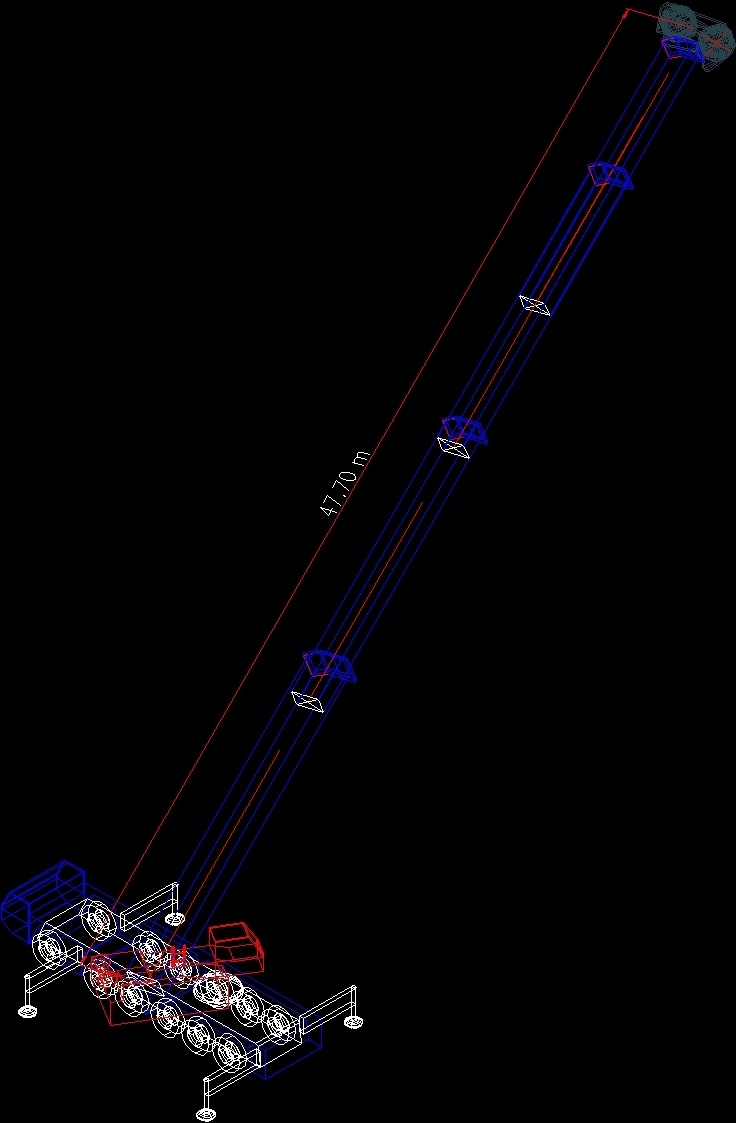 Crane Liebherr Ltm 1350 61 DWG Block for AutoCAD • Designs CAD