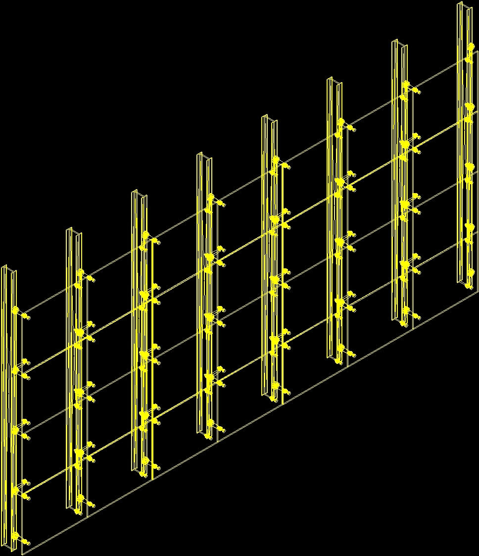 Curtain Wall 3D DWG Model for AutoCAD • Designs CAD