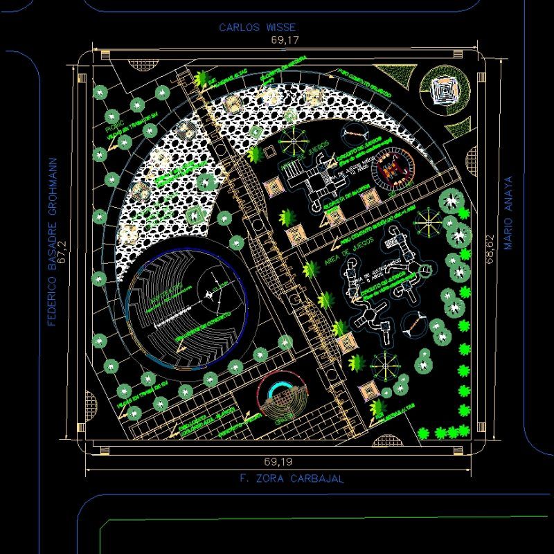 Design Of Square DWG Block for AutoCAD • Designs CAD