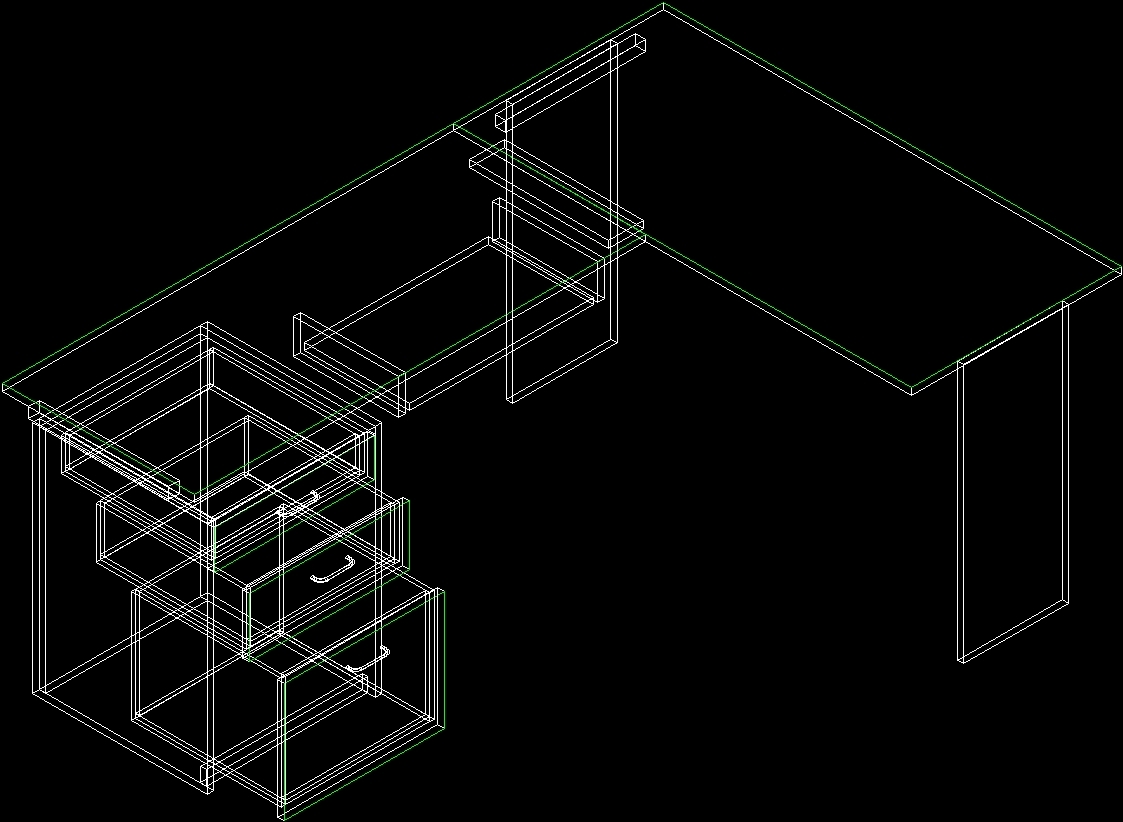 Стол dwg