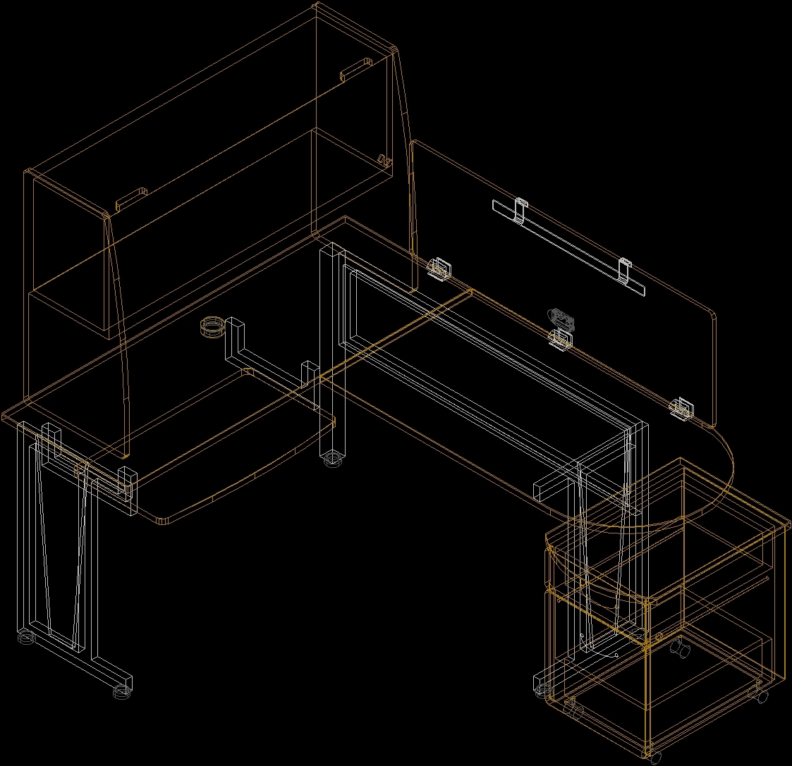 Тройник 3d модель dwg