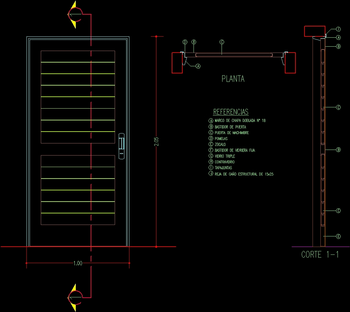 Detail Main Access DWG Detail for AutoCAD • Designs CAD