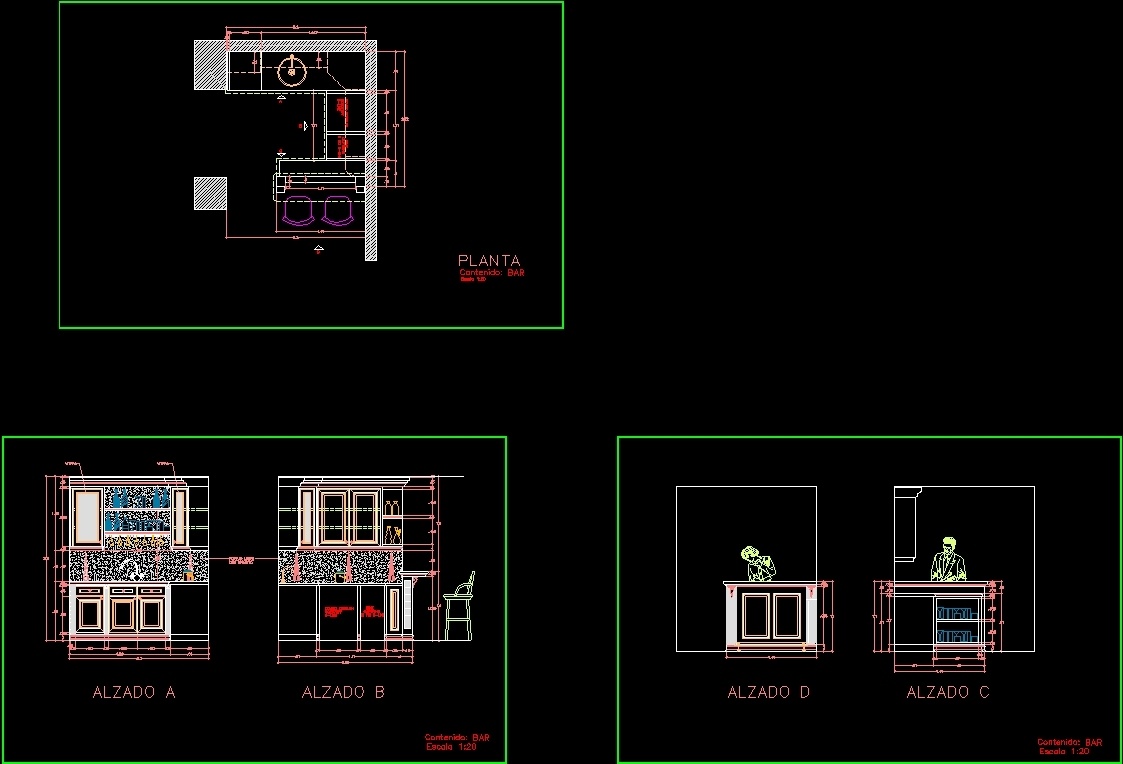 Details Of Bar Equipment DWG Detail for AutoCAD • Designs CAD
