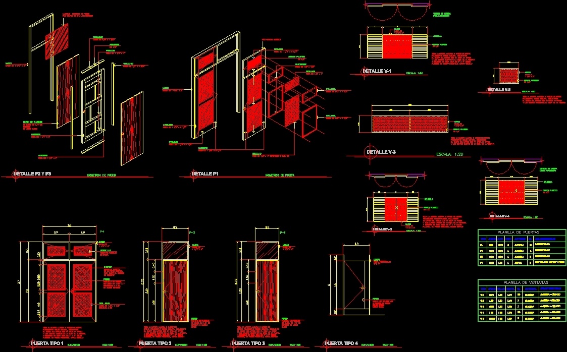 Чертеж окно dwg