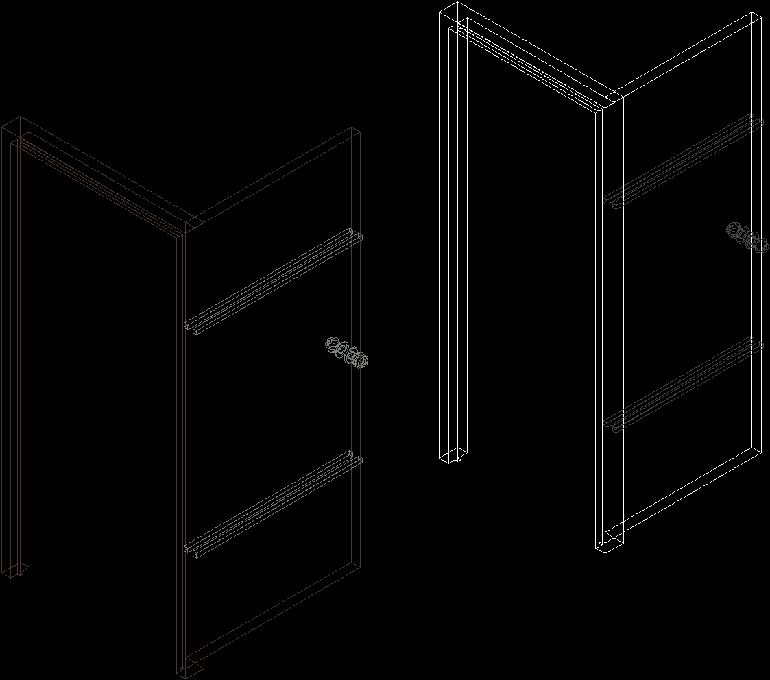 Мебель в 3d dwg