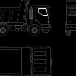 Dump Truck DWG Block for AutoCAD • Designs CAD