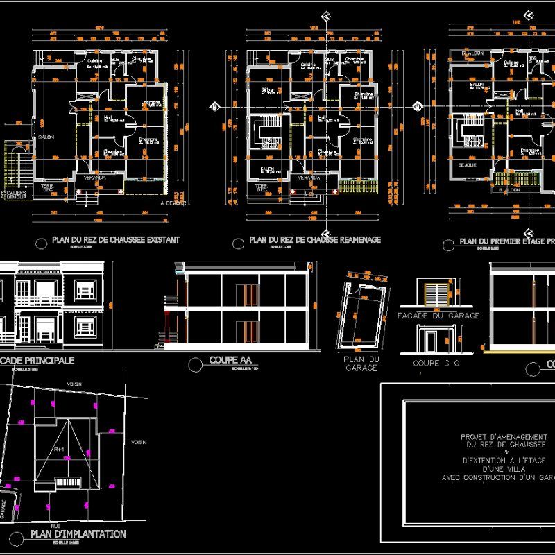 Duplex House DWG Block For AutoCAD • Designs CAD