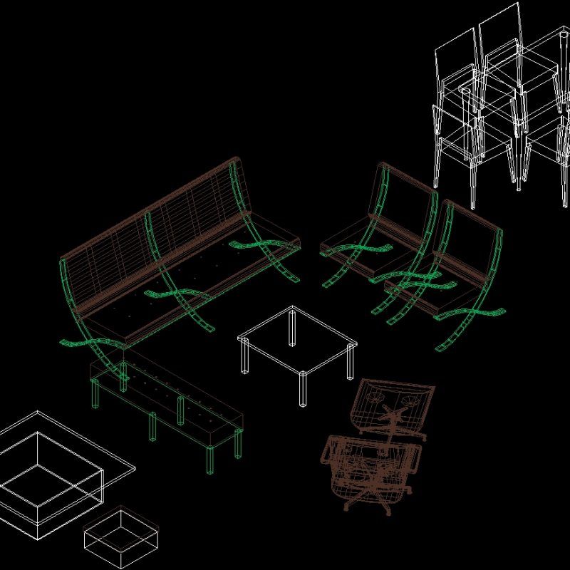 Eames Chairs DWG Block for AutoCAD • Designs CAD