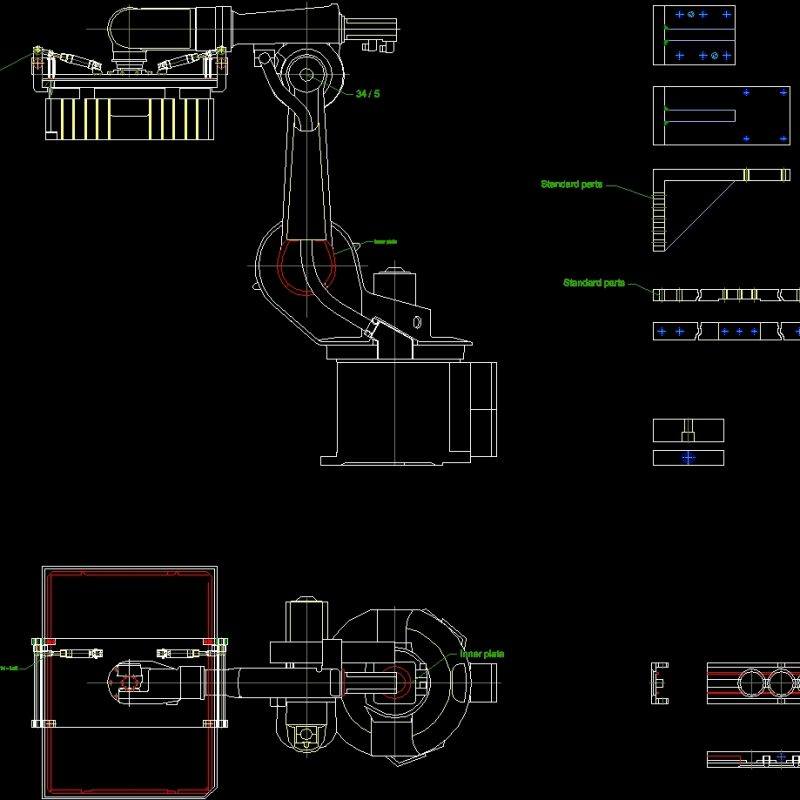 Example Of Mechanical DWG Detail for AutoCAD • Designs CAD