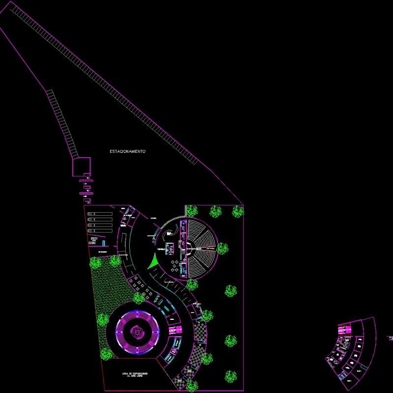 Exhibition Centre DWG Block for AutoCAD • Designs CAD