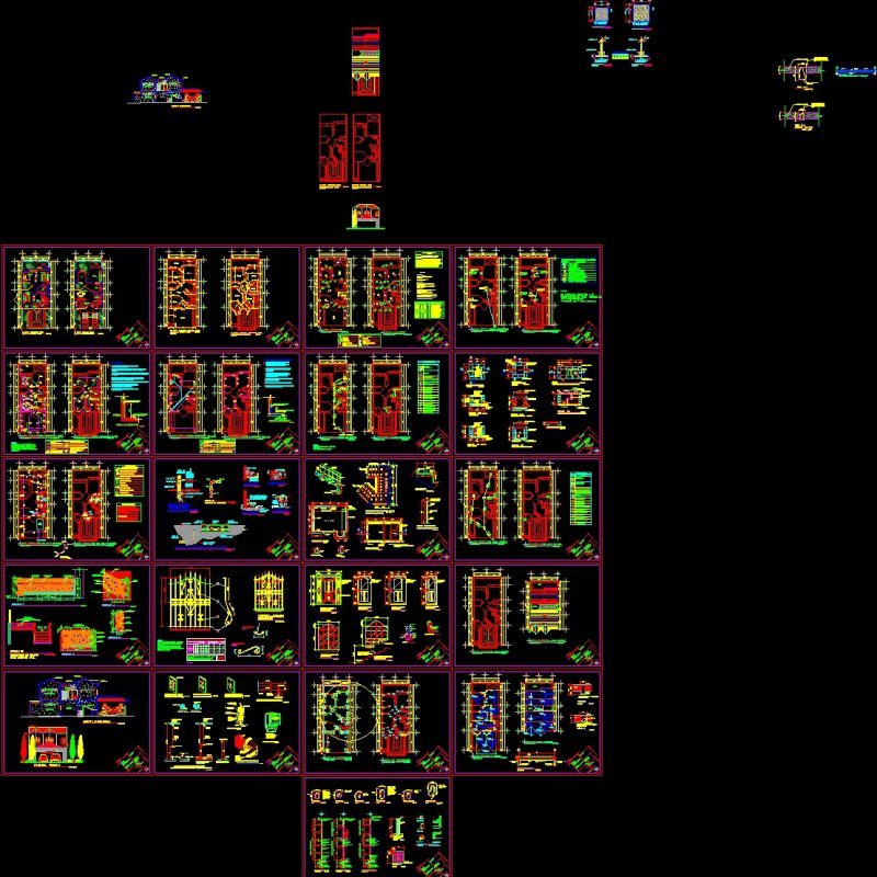 Family Building DWG Block for AutoCAD • Designs CAD