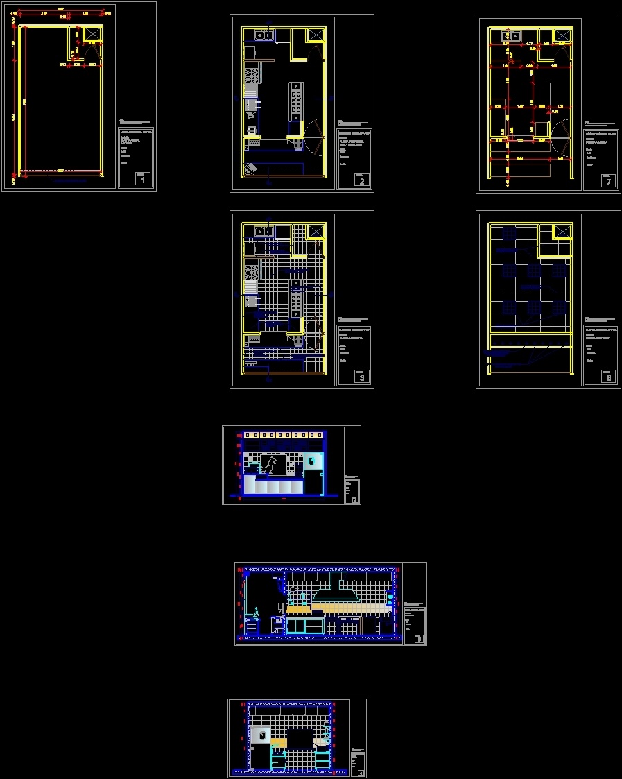 Fast Food Store Dwg Section For Autocad Designs Cad