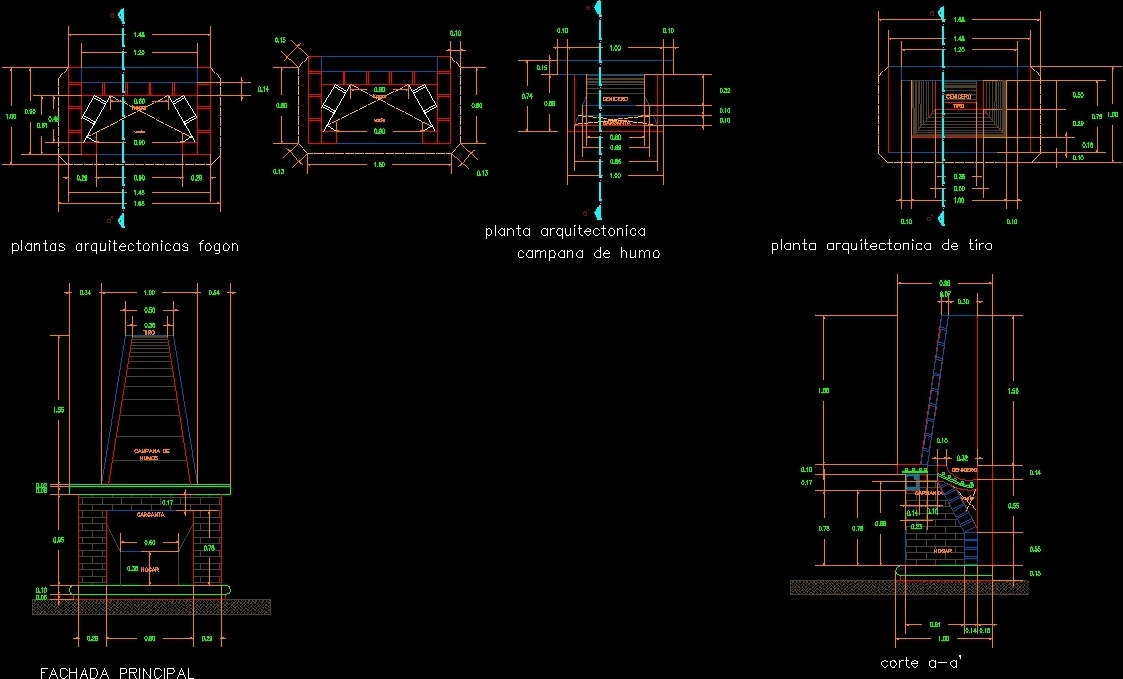 Fireplace DWG Plan for AutoCAD • Designs CAD