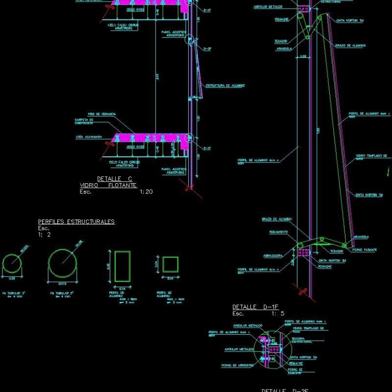 Float Glass DWG Detail for AutoCAD • Designs CAD