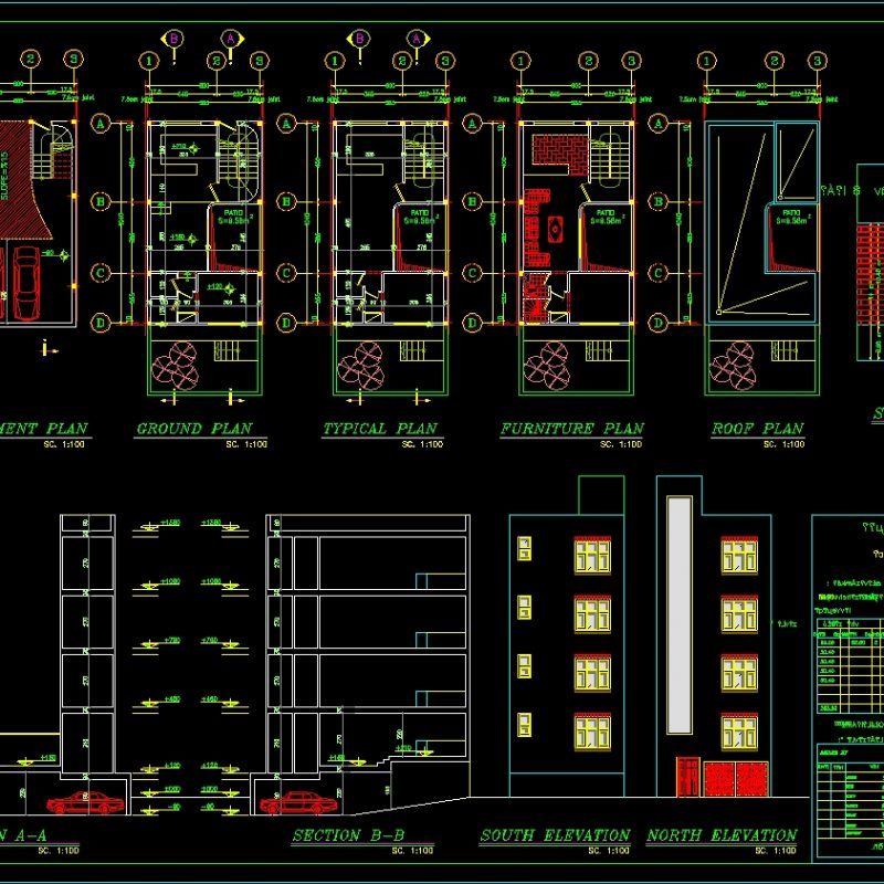 Floor Plan Living DWG Plan for AutoCAD • Designs CAD