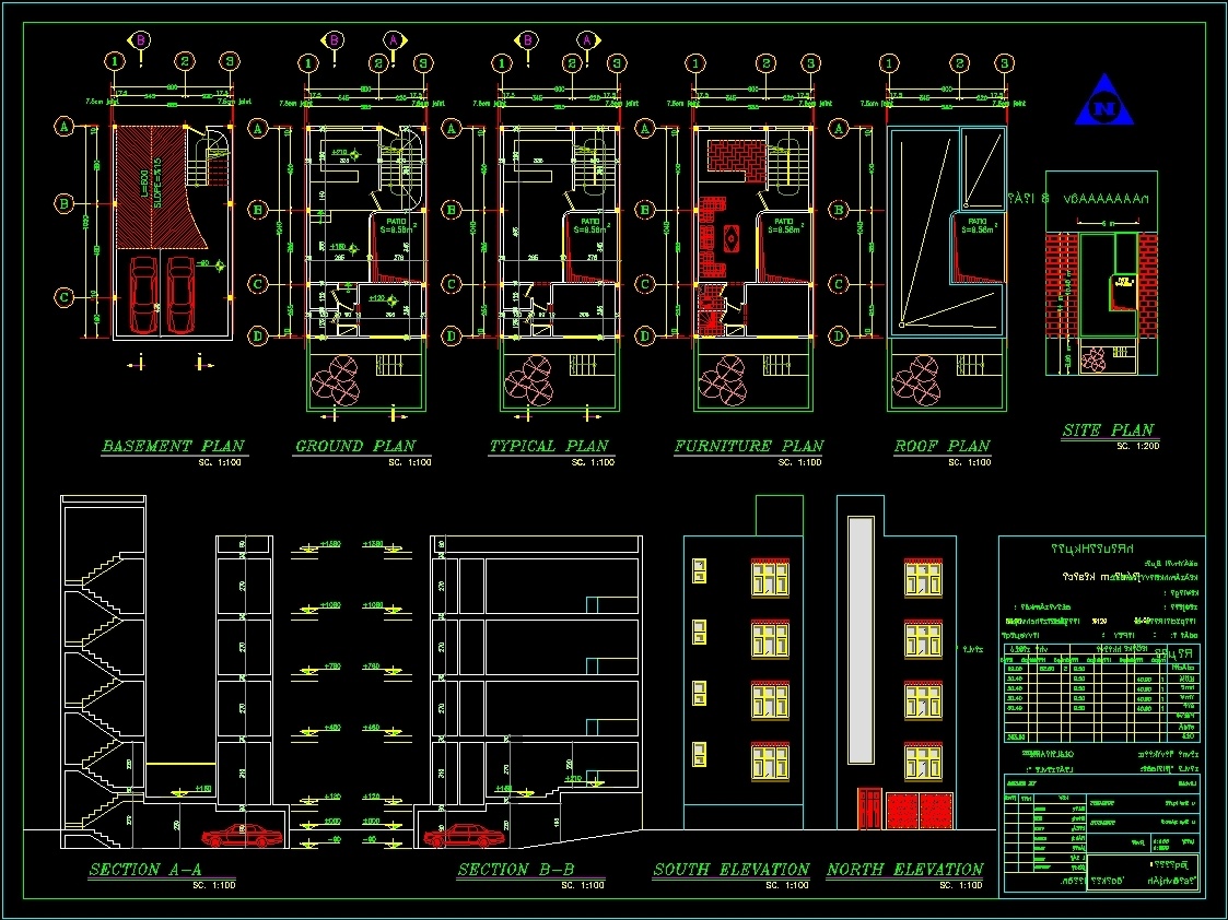 Floor Plan Living DWG Plan for AutoCAD • Designs CAD