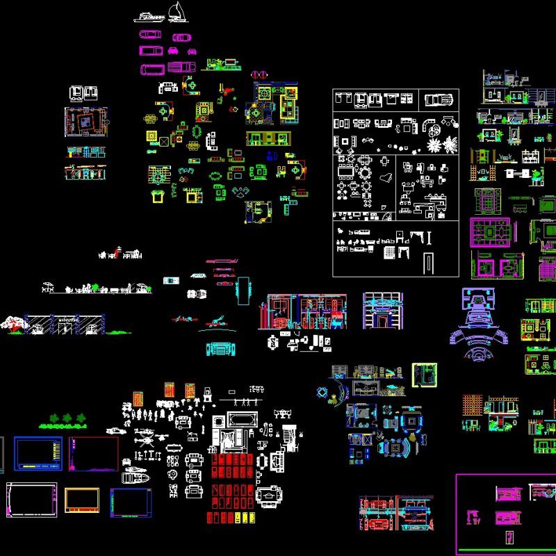 Furniture - Sections DWG Full Project for AutoCAD • Designs CAD