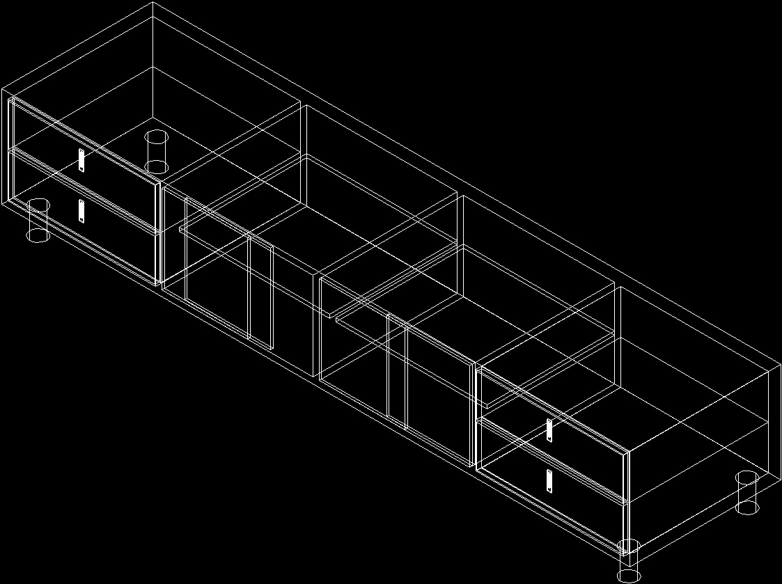 Furniture For Living  Room  3D  DWG Model for AutoCAD  