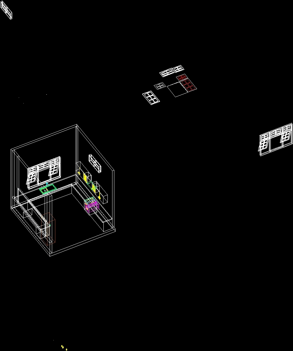 Furniture Kitchen01 3D DWG Detail for AutoCAD • Designs CAD