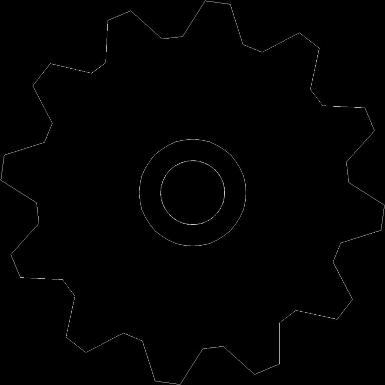 Gear DWG Block for AutoCAD • Designs CAD