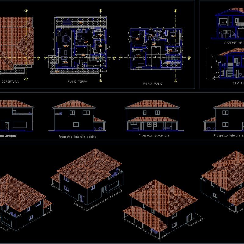 Ground Floor Accommodation DWG Block for AutoCAD • Designs CAD