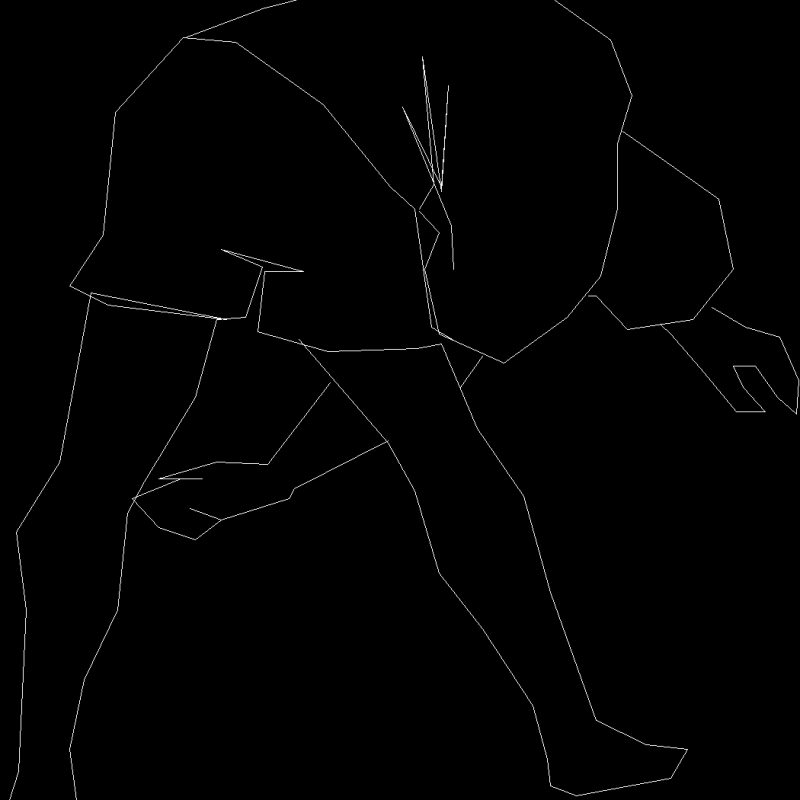 Gymnast DWG Block for AutoCAD • Designs CAD