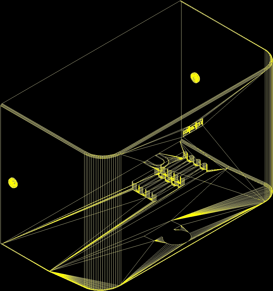 Hand Dryer Bathroom Public 3D DWG Model for AutoCAD • Designs CAD