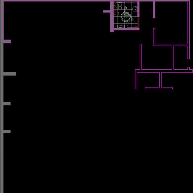 Handicapped Restrooms DWG Block For AutoCAD • Designs CAD