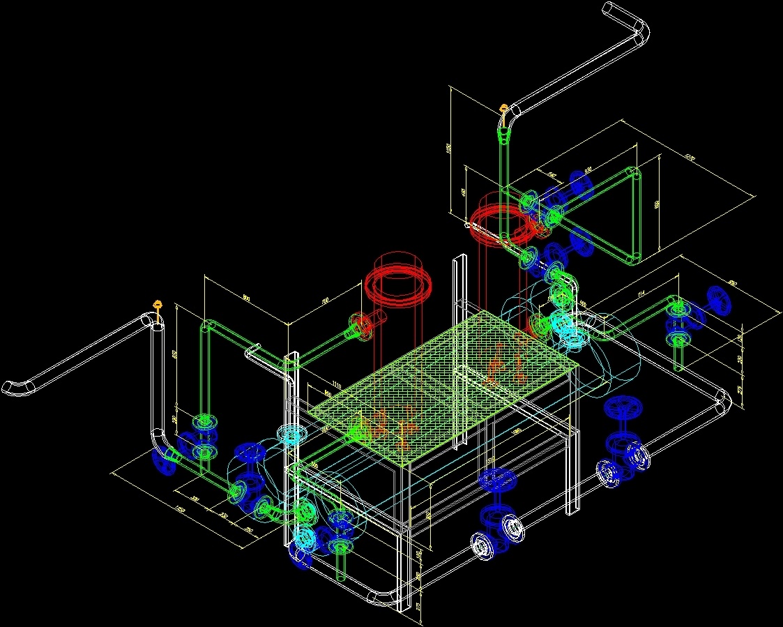 Heat Exchanger DWG Block for AutoCAD • Designs CAD