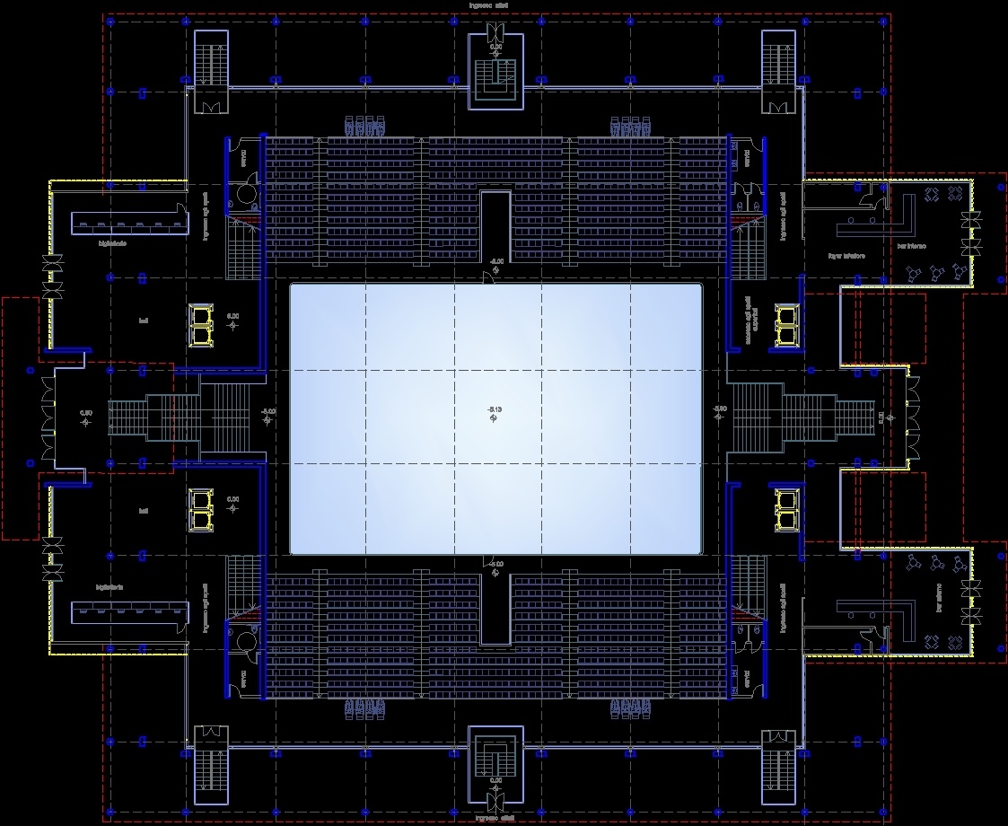 Hockey Court DWG Block for AutoCAD • Designs CAD