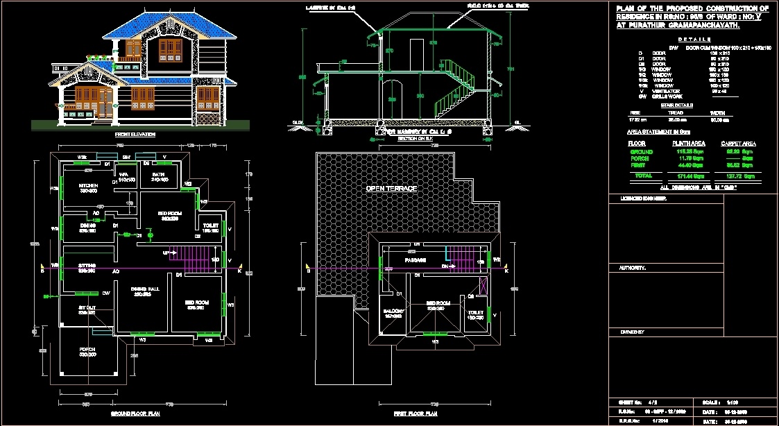 Home DWG Plan For AutoCAD Designs CAD