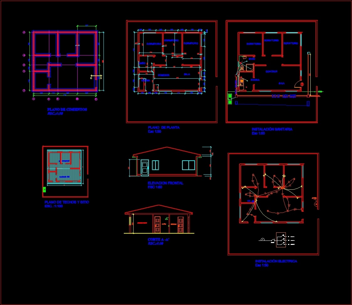 Homestead DWG Plan for AutoCAD • Designs CAD