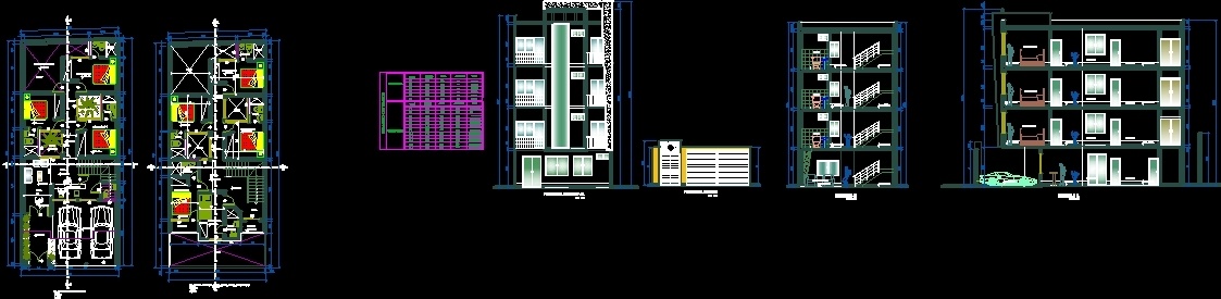 Проект гостиницы dwg