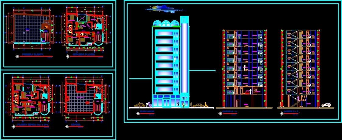 Hotel DWG Section for AutoCAD • Designs CAD