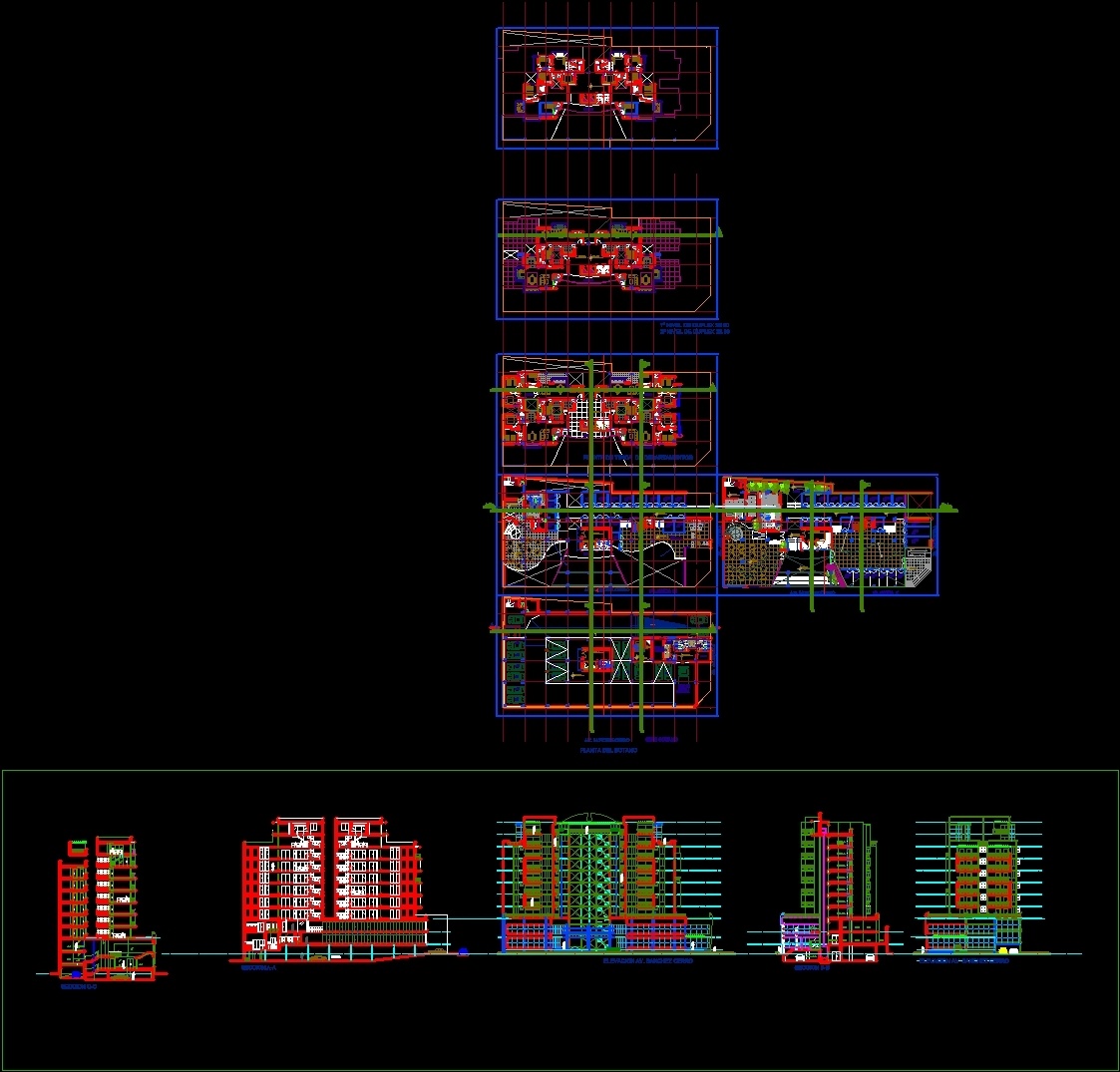 Hotel In Commercial Zone DWG Block for AutoCAD • Designs CAD