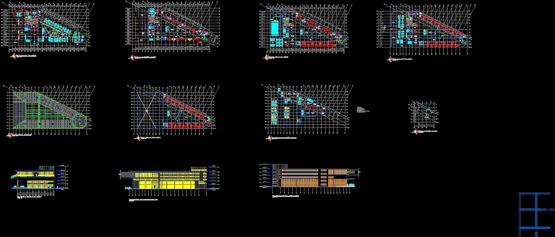 План гостиницы dwg
