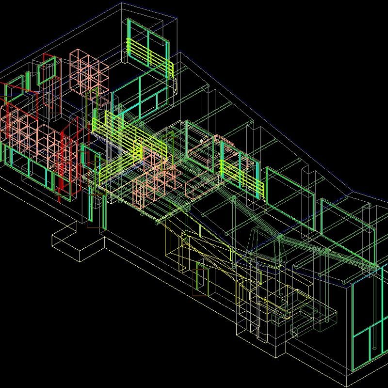 House - Zapallar Chile DWG Block for AutoCAD • Designs CAD