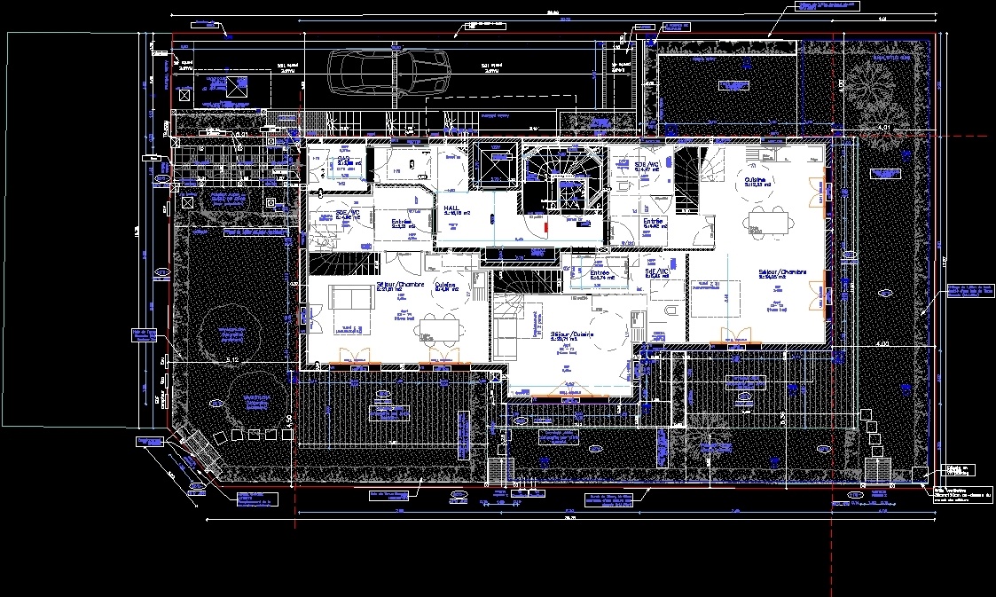 House 4 Levels And Subsoil Dwg Block For Autocad Designs Cad