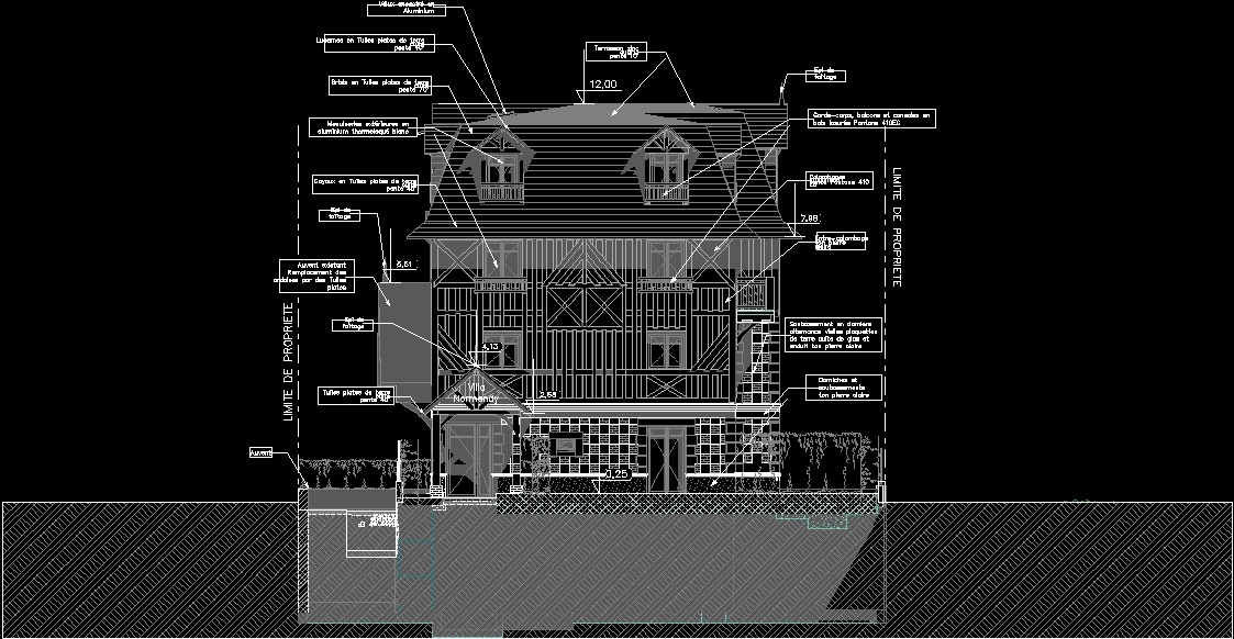 House 4 Levels And Subsoil Dwg Block For Autocad Designs Cad