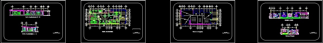 Housing In Square DWG Block for AutoCAD • Designs CAD